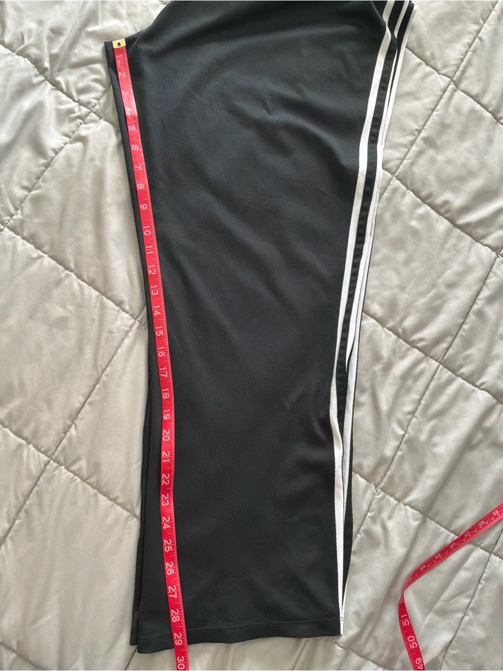 Champion Men’s Black Track Sweat Pants with White Side Stripes XL - Picture 6 of 6